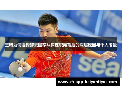 王皓为何选择辞去国家队教练职务背后的深层原因与个人考量